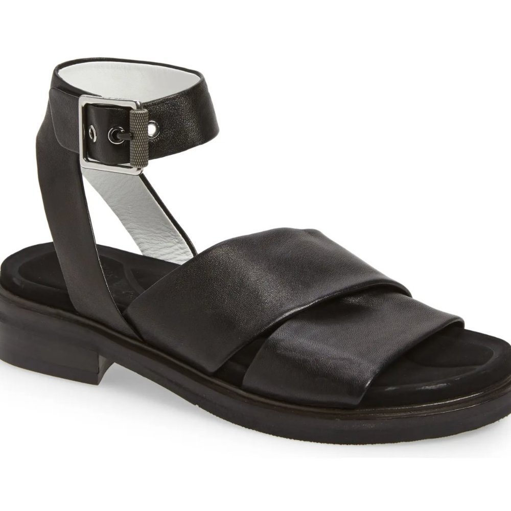 Rag & Bone Slayton Sandal Blk Sz 37.5 fits sz 7